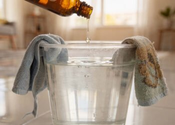 Esqueça o vinagre e o limão: duas gotas desse extrato natural no balde deixam o piso da casa perfumado por dias