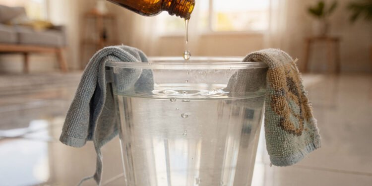 Esqueça o vinagre e o limão: duas gotas desse extrato natural no balde deixam o piso da casa perfumado por dias