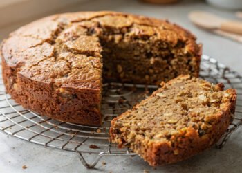 Bolo saudável sem farinha de trigo e sem açúcar: macio, simples e nutritivo para fazer em casa