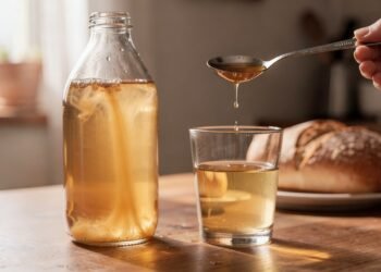 O líquido azedo de 10 reais que você deve tomar antes de comer pão para impedir que o carboidrato vire gordura na barriga