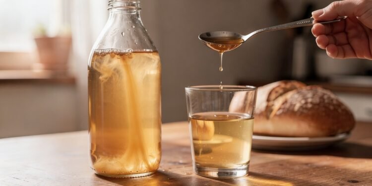 O líquido azedo de 10 reais que você deve tomar antes de comer pão para impedir que o carboidrato vire gordura na barriga