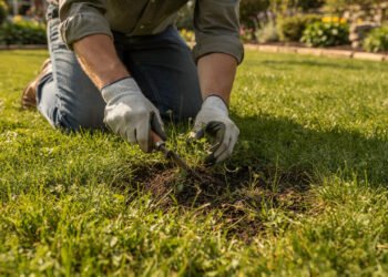 Como controlar ervas invasoras no gramado sem usar herbicidas fortes