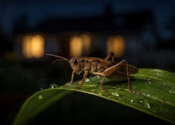 O que significa ouvir grilos cantando à noite?