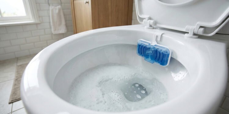 A vida inteira pendurou o aromatizador da privada de forma errada e este é o truque correto para ele durar meses