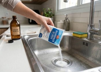 O truque do bicarbonato que desentope ralos na hora