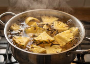 O chá da casca de abacaxi com cravo que desinflama o corpo e combate a retenção de líquido em poucas horas