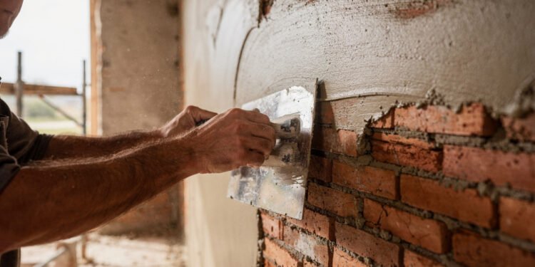 Misturar areia fina e cal hidratada pode melhorar o reboco e muitos pedreiros usam esse truque