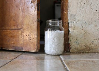 O verdadeiro significado de esconder um potinho com cristais brancos de tempero atrás da porta