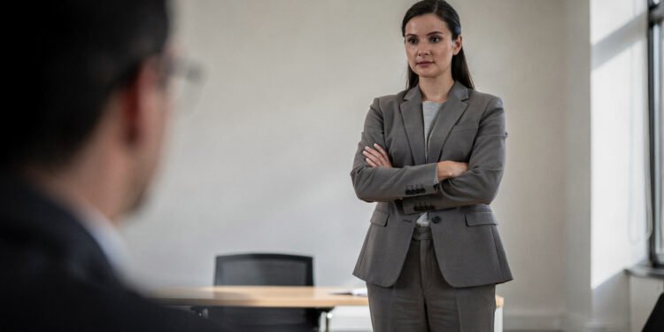 O que significa quando alguém cruza os braços durante uma conversa?