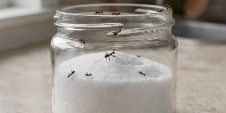 O que significa encontrar formigas dentro do açúcar