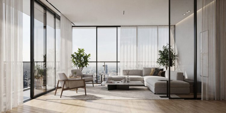 Varandas pequenas estão saindo de moda e a nova tendência aposta em espaços integrados com a sala