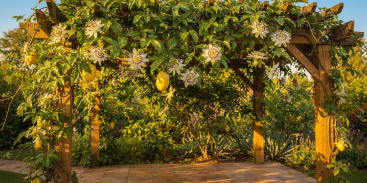A trepadeira que deixa o jardim mais bonito e ainda dá frutos aromáticos para suco e doces caseiros