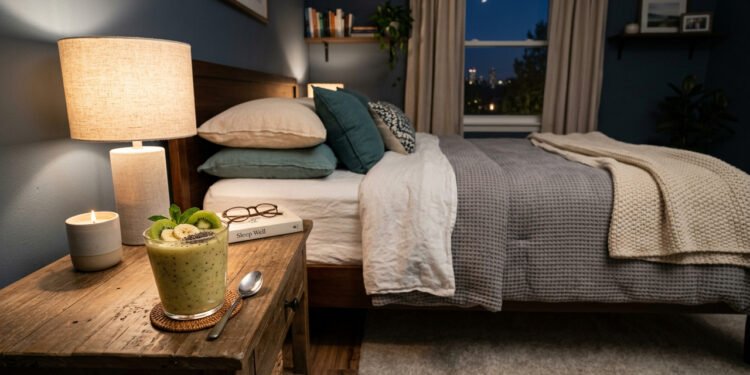 A vitamina noturna de três ingredientes que derrete a tensão muscular e faz você dormir a noite toda