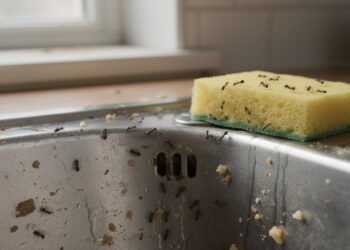 O que significa aparecer formigas na pia da cozinha?