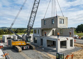 O novo método coreano que ergue casas super resistentes na metade do tempo