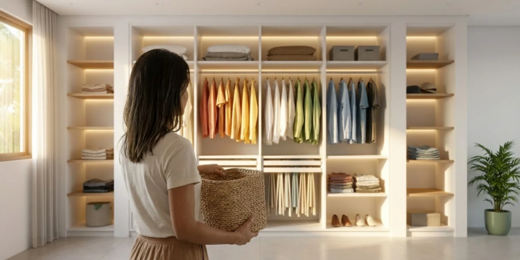 Adeus ao guarda-roupa com portas, essa é a tendência que prevalece em 2026 e é mais prática