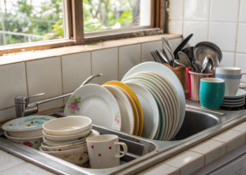 O que significa deixar a louça para depois de comer