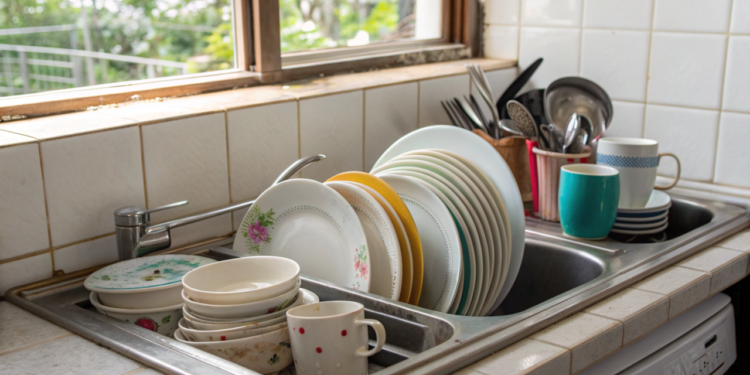 O que significa deixar a louça para depois de comer
