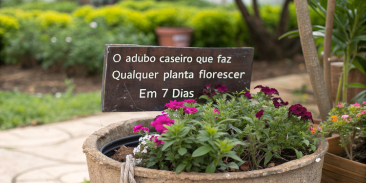 O adubo caseiro que faz qualquer planta florescer em 7 dias