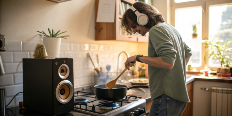 O que significa cozinhar ouvindo música