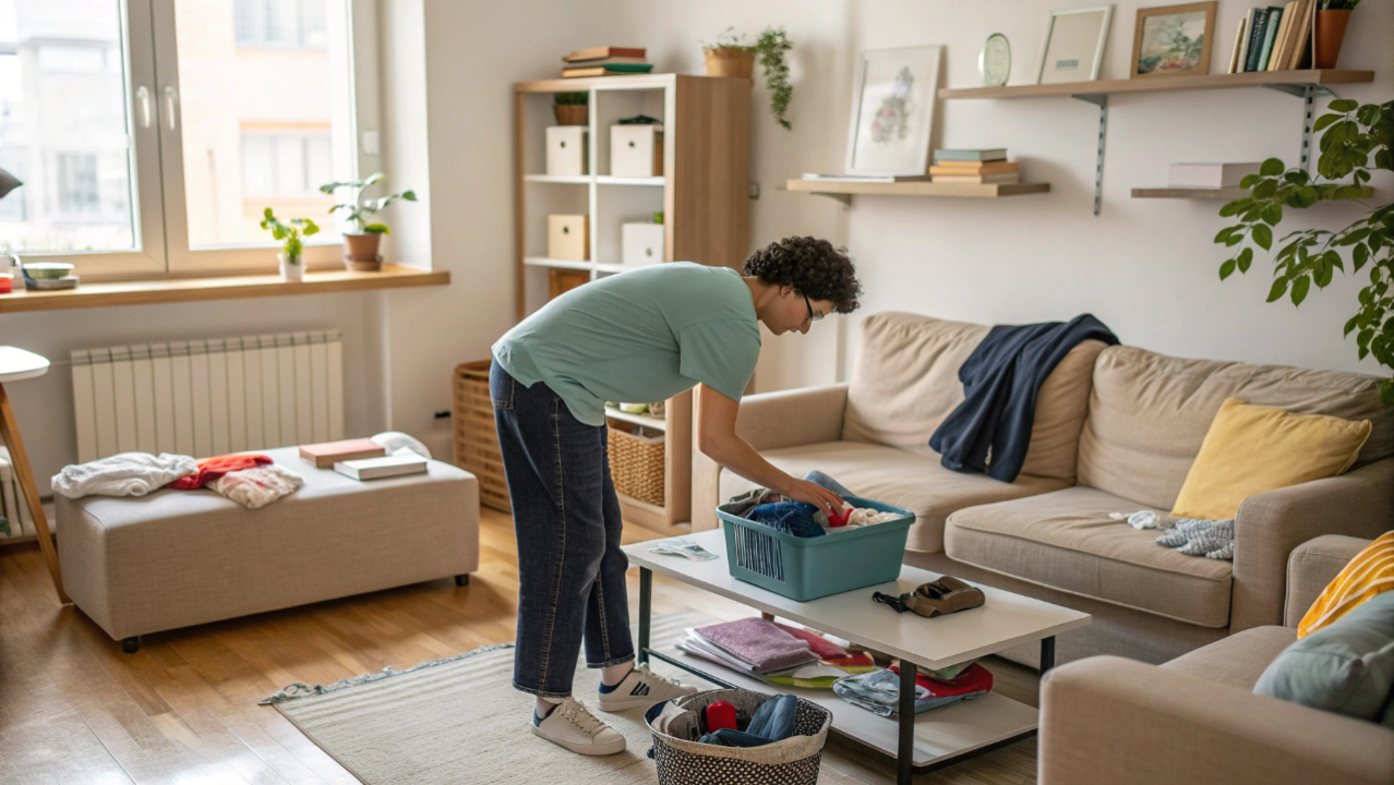 O que significa organizar a casa quando você está estressado

