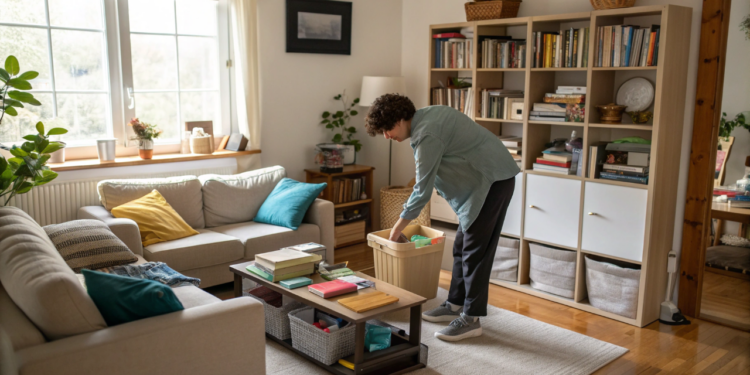 O que significa organizar a casa quando você está estressado