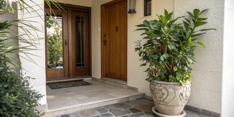 O que significa colocar uma planta na entrada da casa, segundo o Feng Shui