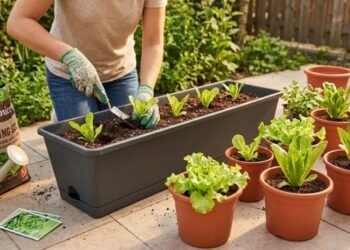 Como plantar alface em vasos pequenos, mesmo morando em apartamento