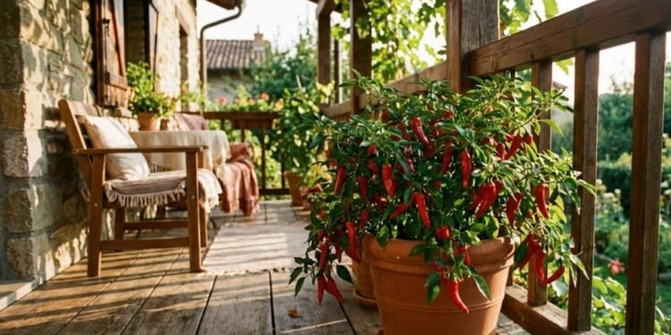 A colheita frequente é um dos truques para ter pimenta o ano inteiro