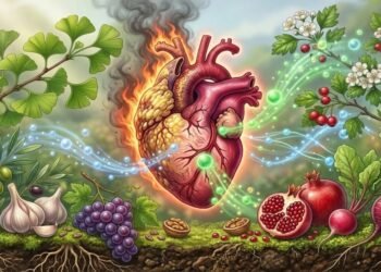 Coração apertado, plantas com compostos antioxidantes que podem ajudar