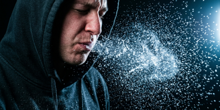 A velocidade surpreendente de um espirro e como ele pode viajar a mais de 150 km/h espalhando partículas