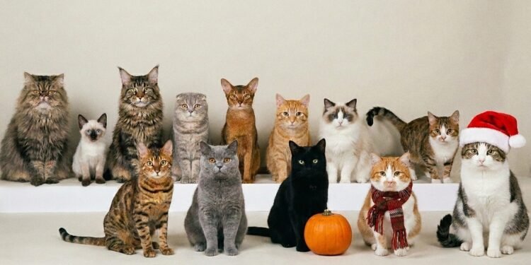 Um gato para cada mês de nascimento, com base nos traços de personalidade mais marcantes de cada perfil