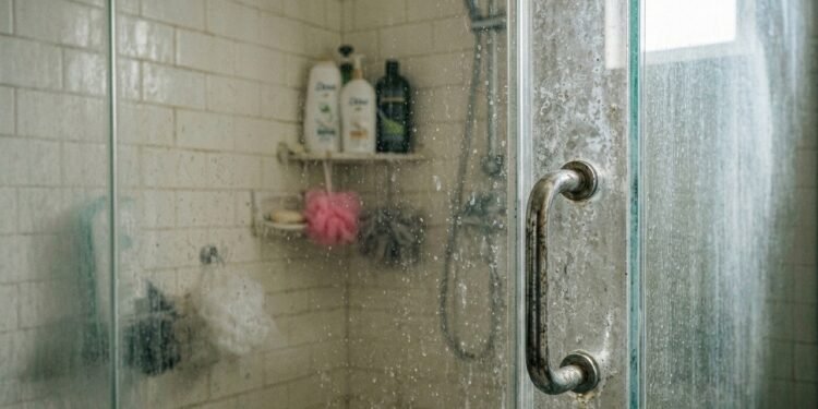 Truque com ingrediente comum evita que o box do banheiro fique manchado tão rápido