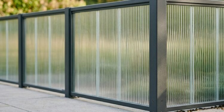 Adeus aos muros pesados: a solução com vidro canelado e estrutura metálica que deixa a fachada mais leve e elegante