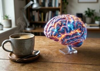 O que o consumo de cafeína faz no cérebro e no foco ao longo do dia