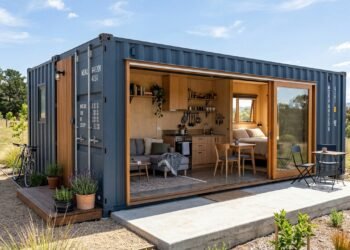 Quanto custa transformar um contentor em uma casa compacta e elegante para morar sozinho
