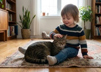 Convivência entre gatos e crianças estimula comportamentos que ajudam no desenvolvimento social