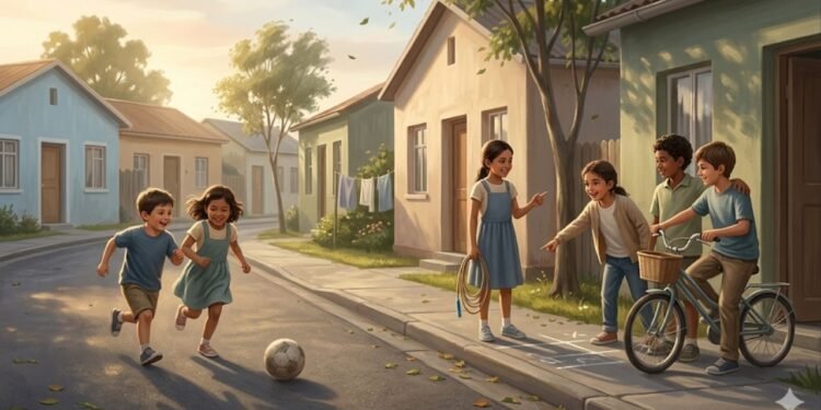 Estudos mostram que crianças que brincavam na rua sem regras estruturadas com frequência estavam construindo o que hoje é conhecido como resiliência emocional