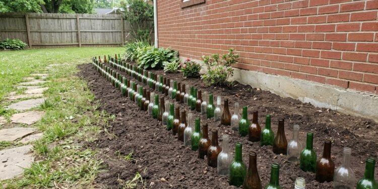 Por que engenheiros estão enterrando garrafas de vidro no quintal para reduzir o calor dentro de casa no verão