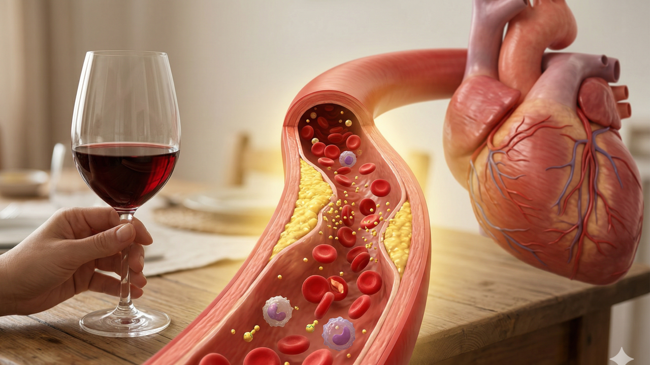 O que o vinho faz no fígado e na saúde cardiovascular