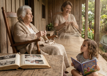 Os avós vão embora devagar — primeiro nas rotinas, depois nas lembranças, e um dia só ficam nas histórias