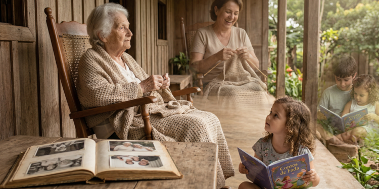 Os avós vão embora devagar — primeiro nas rotinas, depois nas lembranças, e um dia só ficam nas histórias