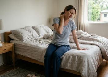 Como aliviar a rigidez nas costas ao acordar e destravar a coluna com um exercício simples em 3 minutos