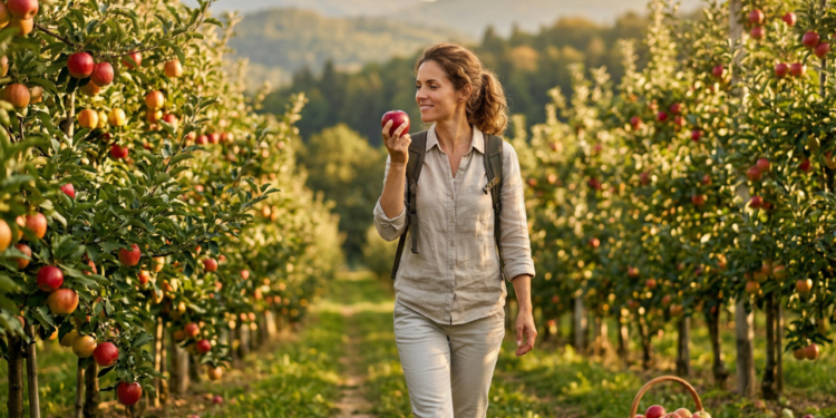 O papel da maçã na saúde cardiovascular e no equilíbrio do corpo