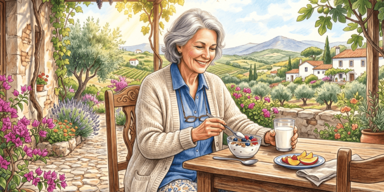 O consumo diário de iogurte ou leite pode influenciar a saúde óssea em mulheres após os 60