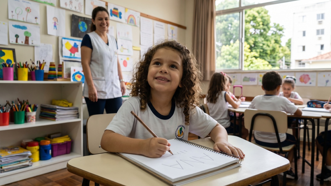 O nome feminino de 4 letras que está crescendo no Brasil por ser delicado e fácil de escrever