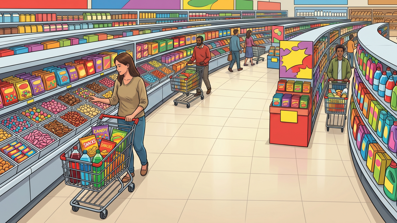 Por que supermercados colocam produtos essenciais no fundo da loja? A estratégia é usada para influenciar suas compras