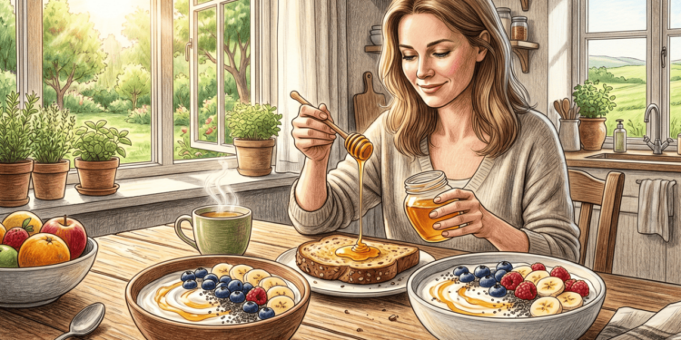 O ingrediente que costuma ficar no pão e na torrada, mas que também pode transformar seu iogurte no café da manhã