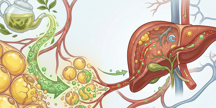 A folha consumida em chás que melhora o funcionamento do fígado e auxilia no controle de gordura corporal