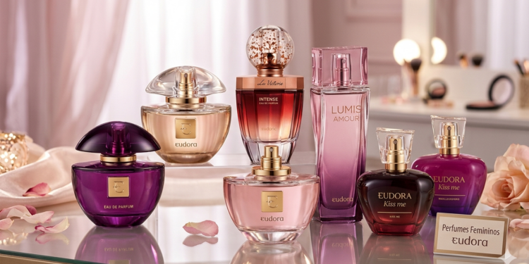 Os 4 perfumes femininos da Eudora que fixam o dia inteiro e mais rendem elogios em encontros e ocasiões especiais